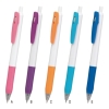 ノベルティ：[ボールペン] ゼブラ サラサクリップ ホワイト軸0.5（白箱添） B/紫
