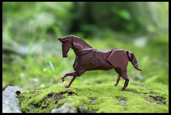 Year of the Horse in Origami　by FoldedWilderness