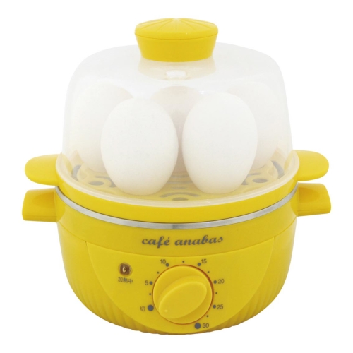 ノベルティ：[調理器] カフェ アナバス ゆでたまご名人&かんたん蒸し器（1段）