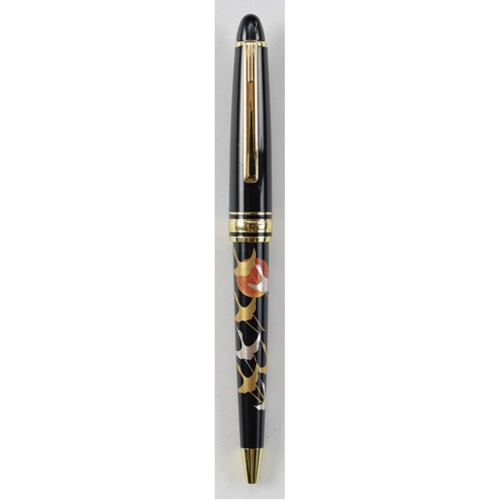 ノベルティ：高級蒔絵ボールペン 鶴（木箱入）