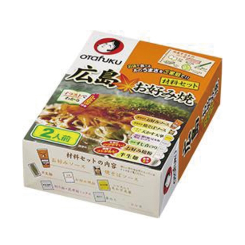 ノベルティ：[調味料ギフト] オタフクソース 土産用広島お好み焼材料セット2人前
