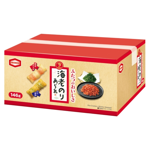 ノベルティ：[お菓子ギフト] 146g化粧箱 海老のりあられ
