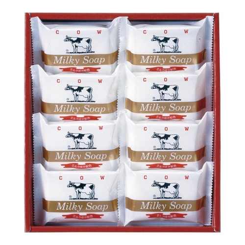 ノベルティ：[石鹸ギフト] 牛乳石鹸 ゴールドソープセット