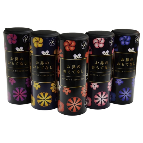 ノベルティ：お鼻のおもてなしボトルティッシュ50W