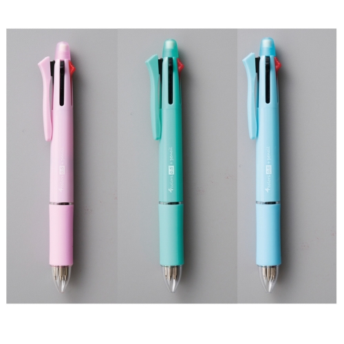 ノベルティ：[ボールペン&シャープペン] 4色ボールペン0.5mm＆シャープペン