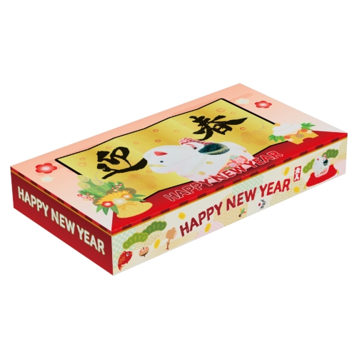 ノベルティ：[干支/縁起] 干支BOXティッシュ40W（午）