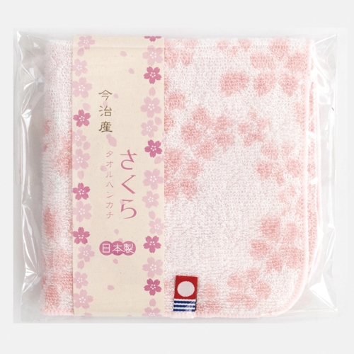 ノベルティ：今治ミニハンカチ（桜）