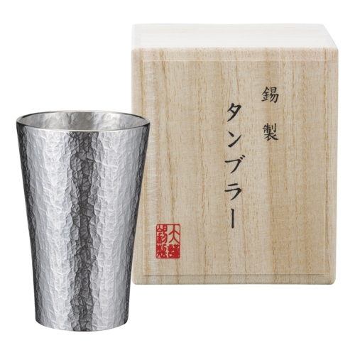 ノベルティ：本錫タンブラー  六花（りっか）中