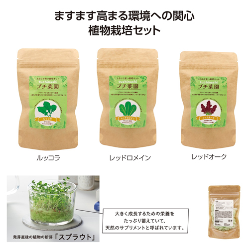 ノベルティ：土なしプチ菜園栽培セット
