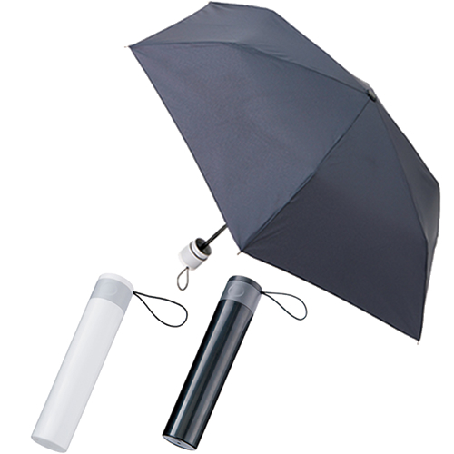 ノベルティ：[折りたたみ傘] ボトルケースＵＶ折りたたみ傘