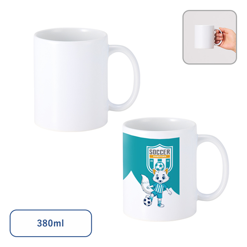 ノベルティ:陶器マグストレート(L)