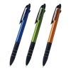 ノベルティ：タッチペン付3色ボールペン