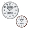＜記念時計 名入れ1個～＞セイコー カレンダー・温度・湿度計付電波掛時計