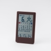 ノベルティ：革風  カレンダー電波時計