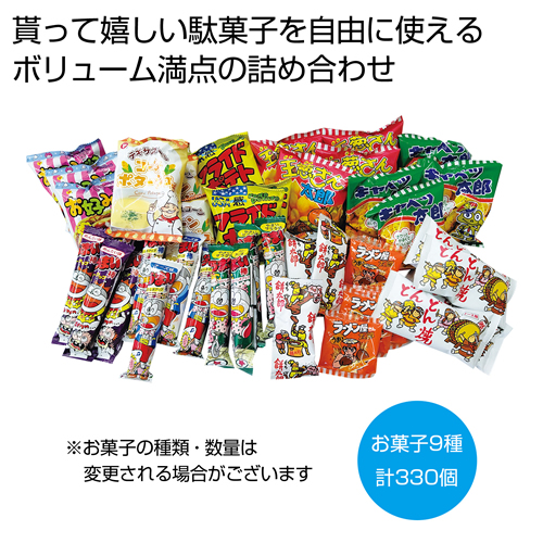 ノベルティ：[お菓子ギフト] みんな集まれ！駄菓子屋さんキット