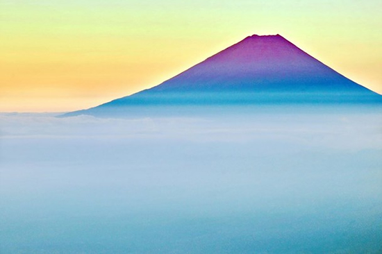 タイトル：Mt.Fuji such as Hokusai