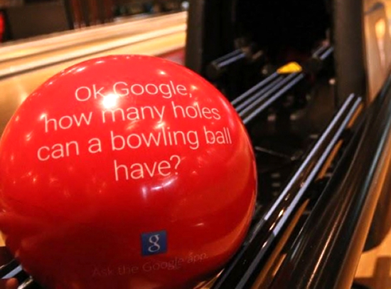 Ok google,how many holes can a bowling ball have?