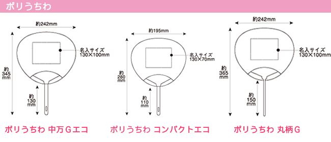 ポリうちわ