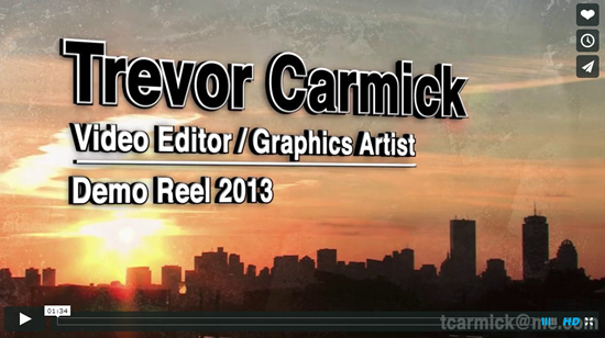 Trevor Carmick Demo Reel