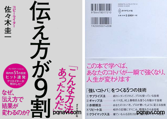 ＜書籍推薦＞ 伝え方が9割 こんな方法あったんだ