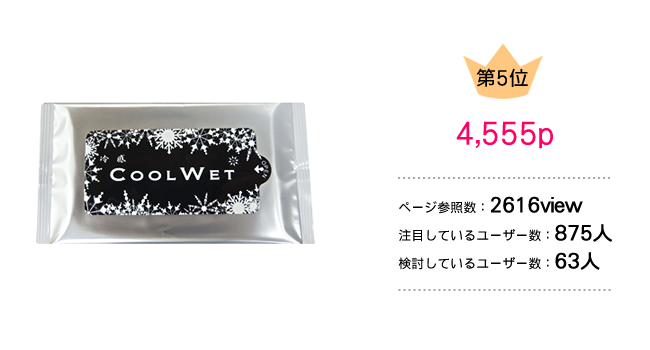 ≪サンプル無料 提供中≫　冷感クールウェット