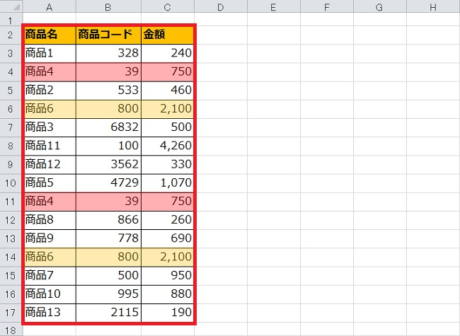 ＜エクセル＞ 重複しているデータを一瞬で削除する小技