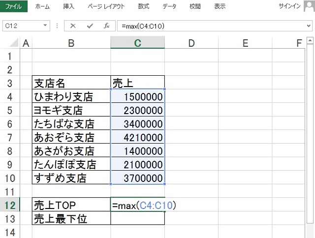 ＜エクセル＞ 最大値・最小値を一瞬で抜き出す便利ワザ｜MAX関数・MIN関数