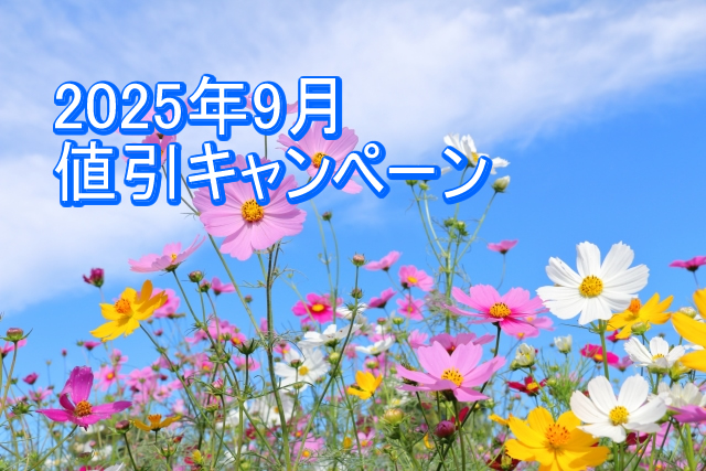 レジャーやイベントが増える9月、秋の販促を応援!/2025年
